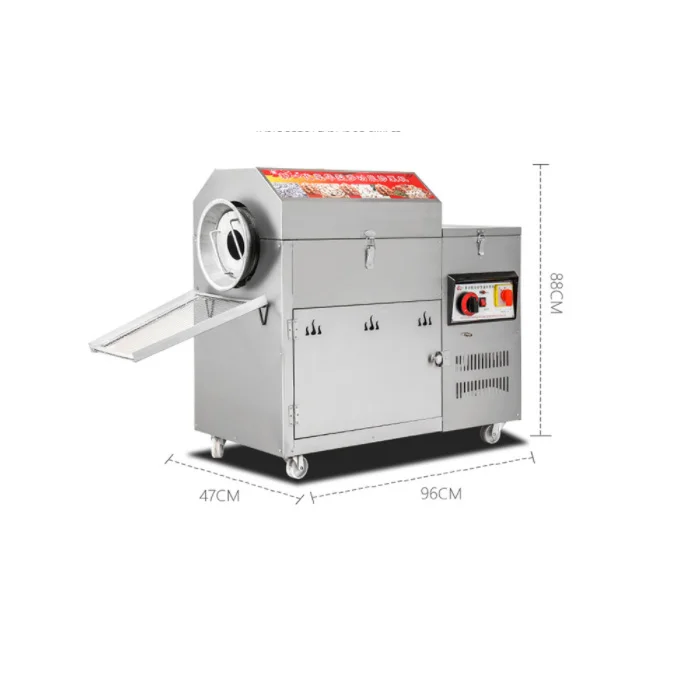 high quality rice soya bean coffee beans pistachio chestnut  roasting machine