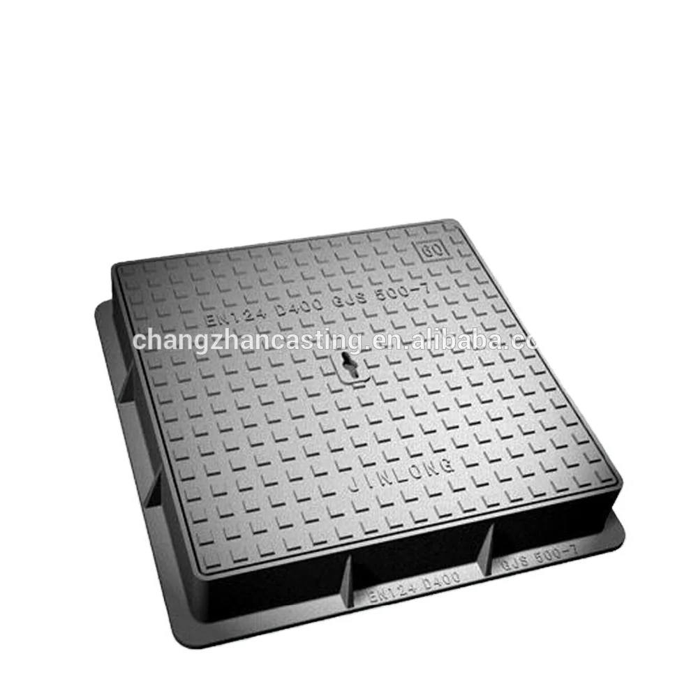 Закругленная крышка люка из чугуна D400 B125