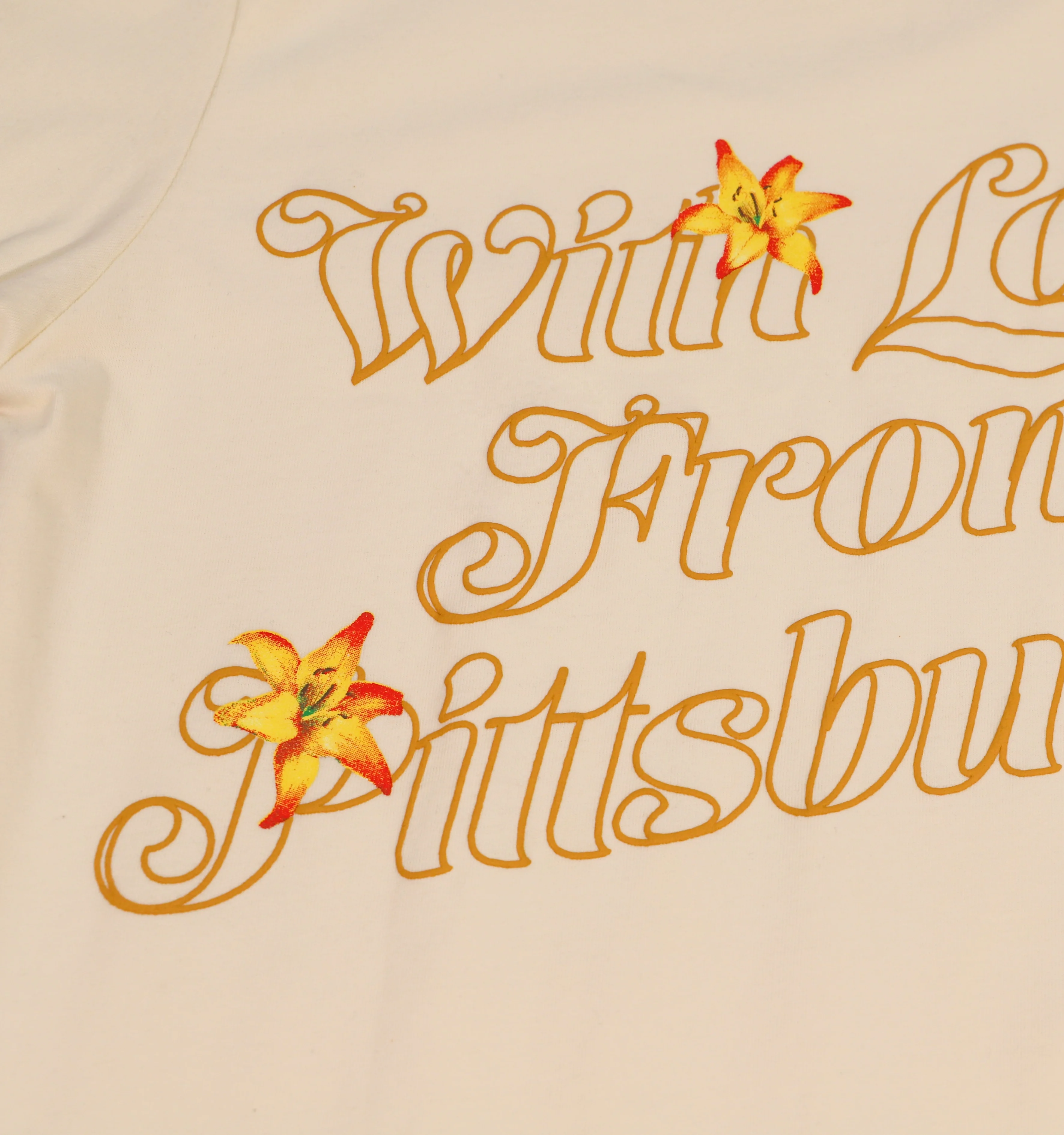 Custom Letters Classic 100% Cotton O Neck 3D Puff Print T Shirt Creamcolor Beige Oversize Foam Print T Shirts For Men