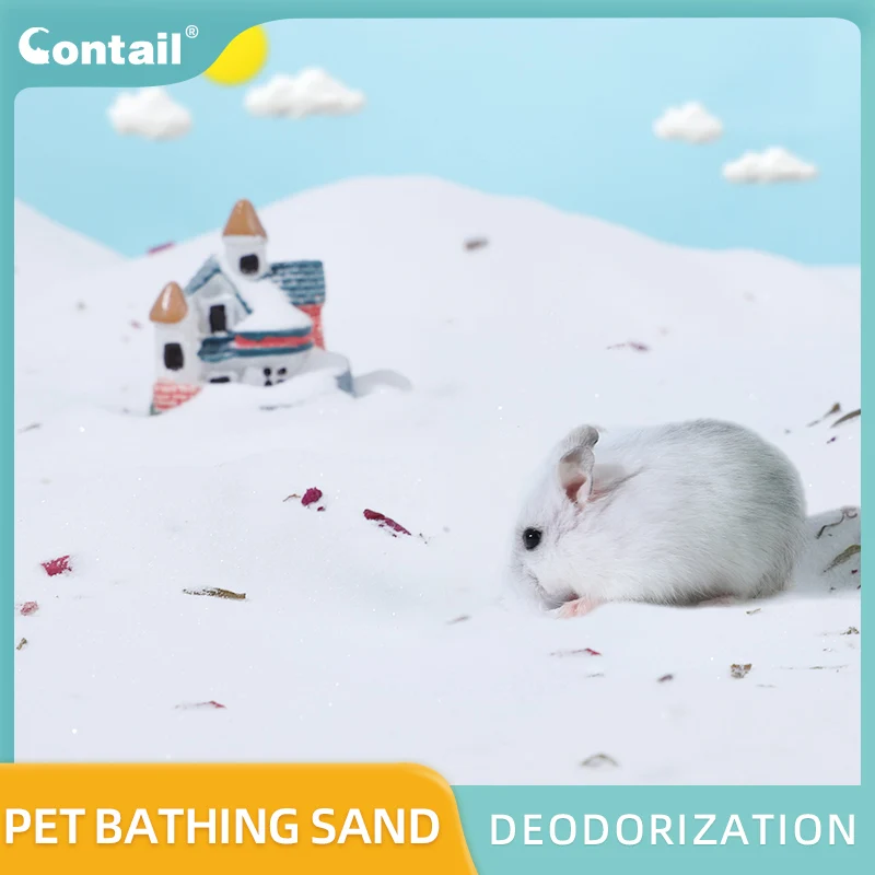 Small Pet Hamster Dry Bathing Sand Hamster Cleaning Products Small Animal Bath Sand