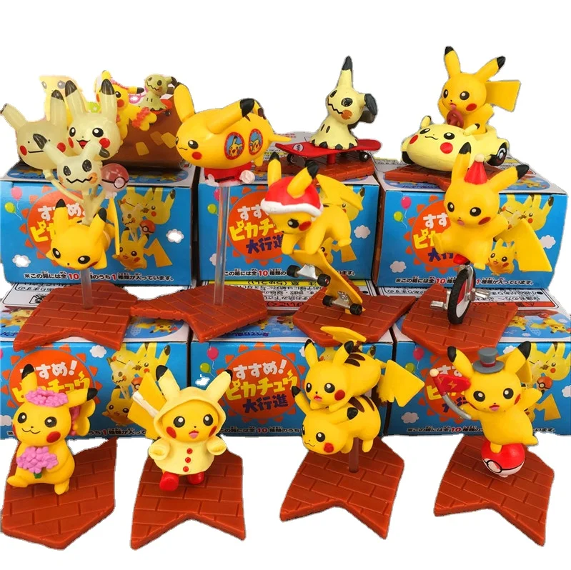 Anime Figure High Quality 10 styles Pikachuss Action Figures  Monster Toys for Poke-mon Kids Pokemoned Action Figure