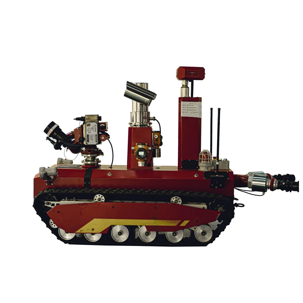 Cheap And High Quality Rubber Steel Track Chassis Electric Explosion-Proof Smart Fire-Fighting Robot