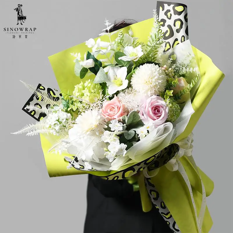 
Newese Pattern Design Waterproof Flower Bouquet Wrapping Paper 