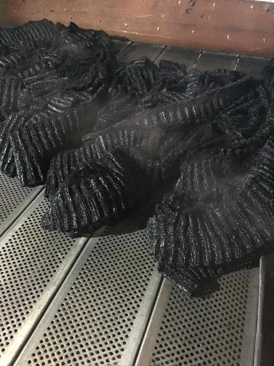 China Factory Polyamide Nylon 6 Fiber Dope Dyed Black 2.5dx51mm Semi Dull Wool Yarn Spinning