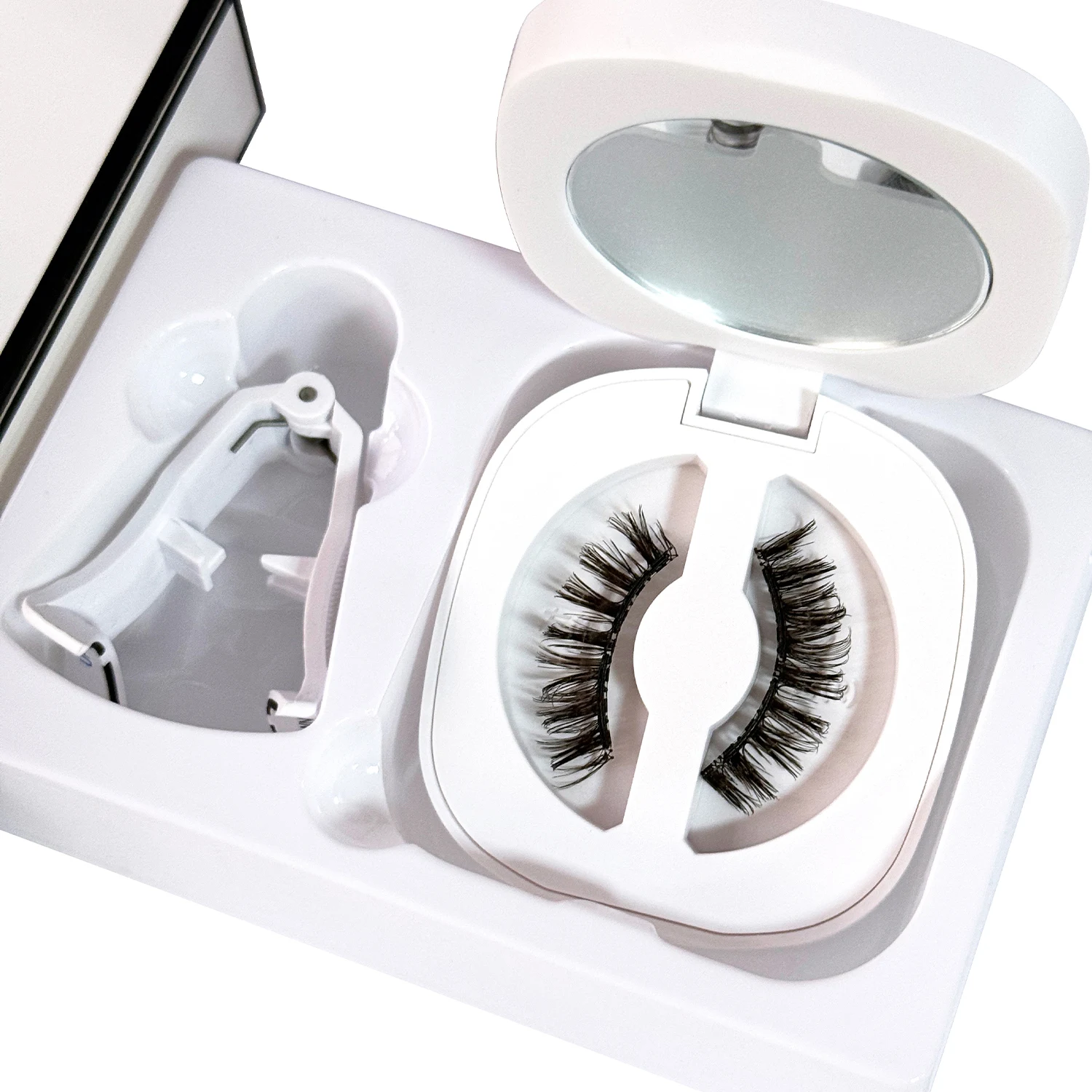 New Arrival High Quality Soft Magnetic Eyelashes Cruelty Free Clip in OEM Natural Long Magnetic Eye Lashes with Soft Magnet