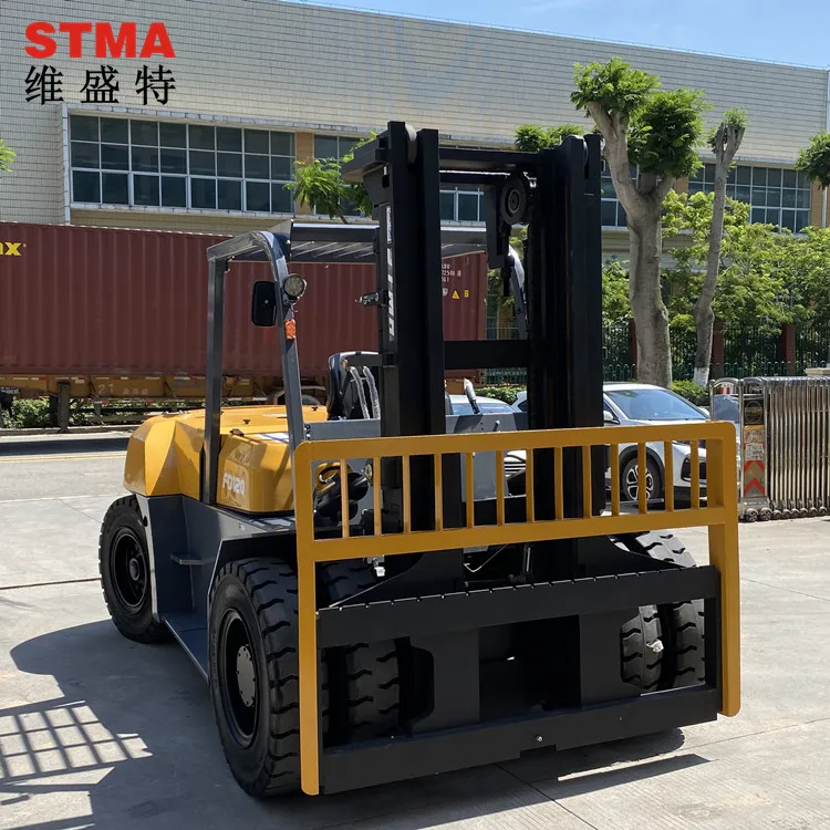STMA brand diesel forklift 12 ton 12tn construction forklift with 2440mm fork length and Isuzu 6BG1 engine