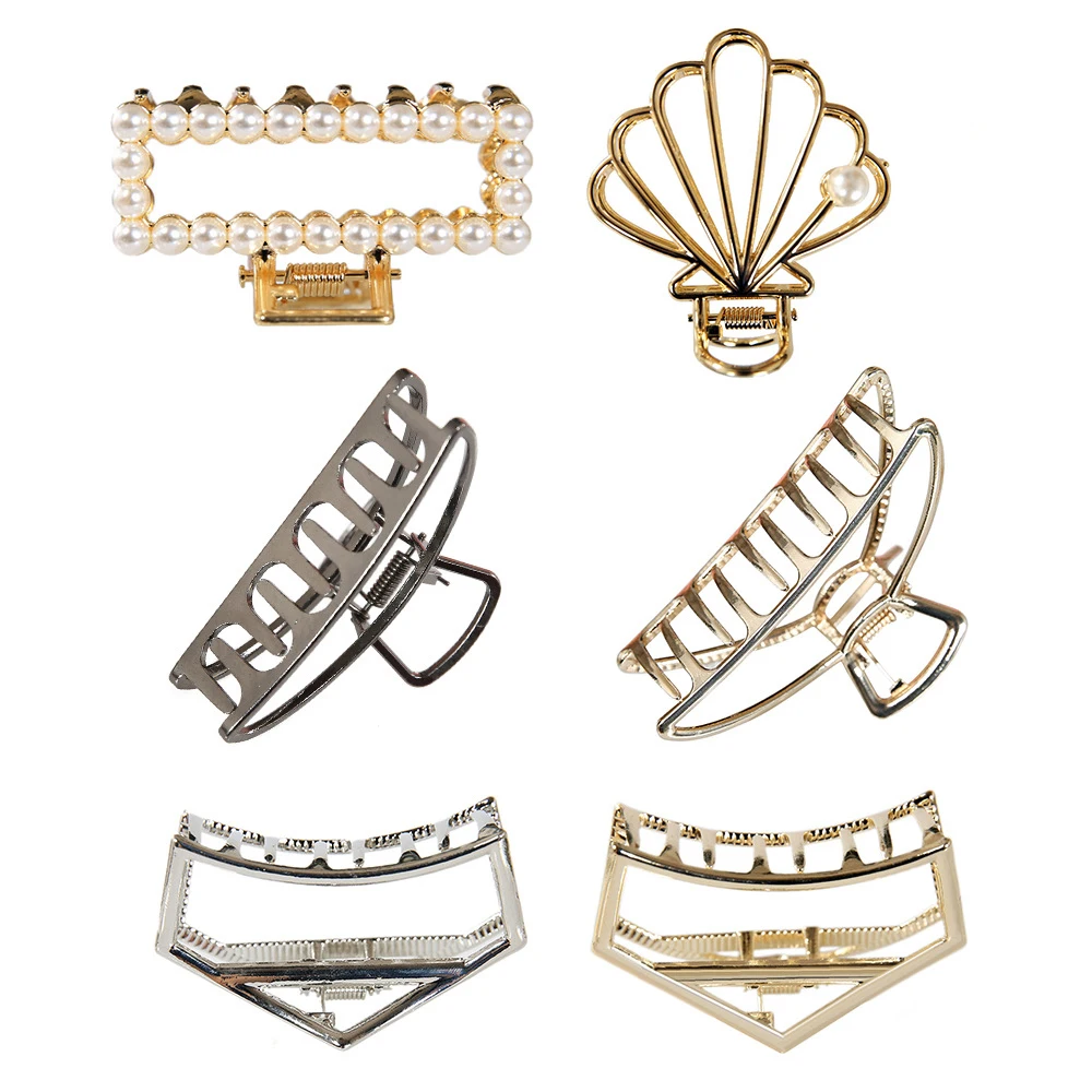 Инструмент для парикмахерской модные черные металлические декоративные U-образные заколки