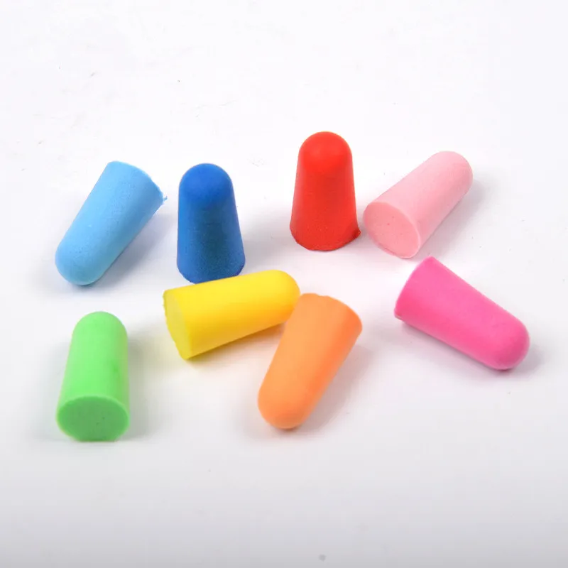 Soft Foam Earplugs Tapered Comfortable Ear Plugs for Travel Noise Proof Earplug Sleeping Snoring Noise Reducing