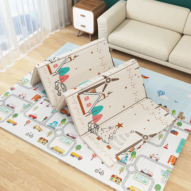 Eco-Friendly Safety XPE Foam Soft Baby Play Mat Kids Game Activity Gym Crawling Floor Mats Children Bedroom Folding Floor Mat