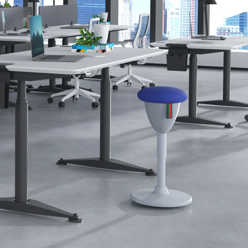 Revolving bounce chair adjustable swivel lift chair work study standing desk rolling high balance stool office bar stool wobble
