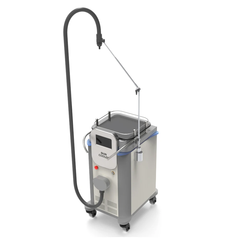 Newly Developed Zimmer Skin Cooling Device with Freon Compressor Cold Air Skin Cooler