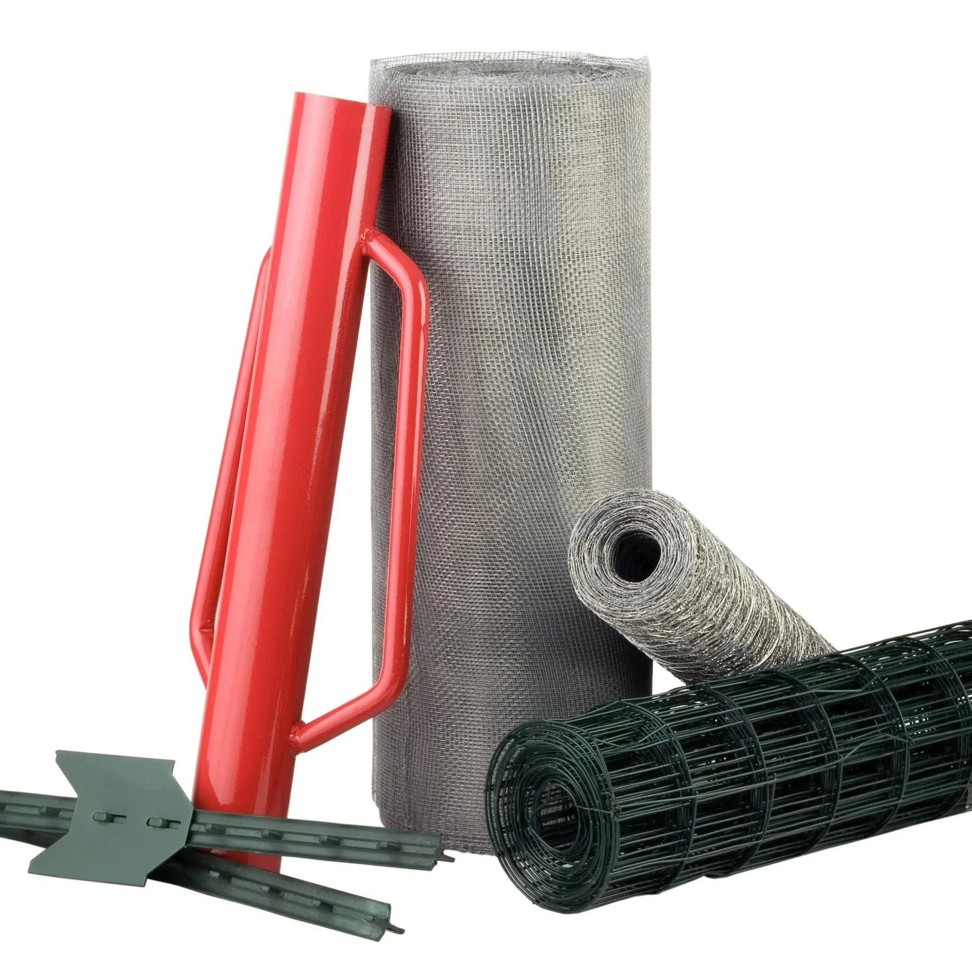 Metal fence column driver, heavy-duty T-pillar hammer with handle, used for installing fence column