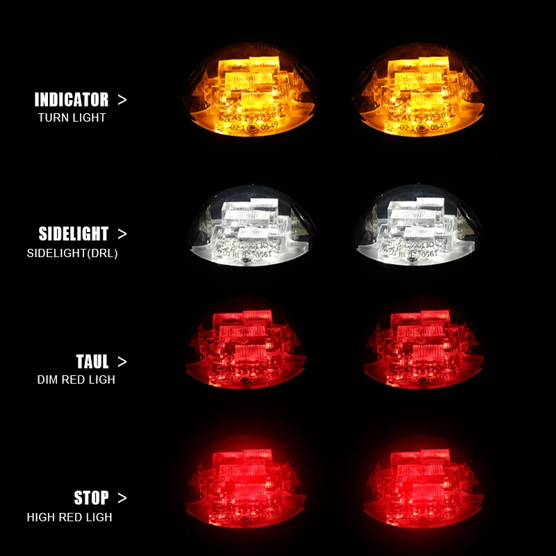 8PCs Smoke For Land Rover 90/110 83-90 Defender 90-16 Led Upgrade Kit Lamp Replace Front Rear Indicator
