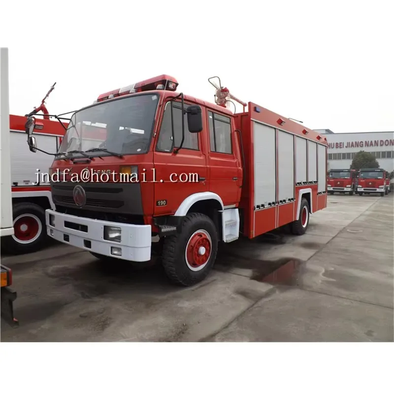 Dongfeng 7 tons left drive fire truck for sale