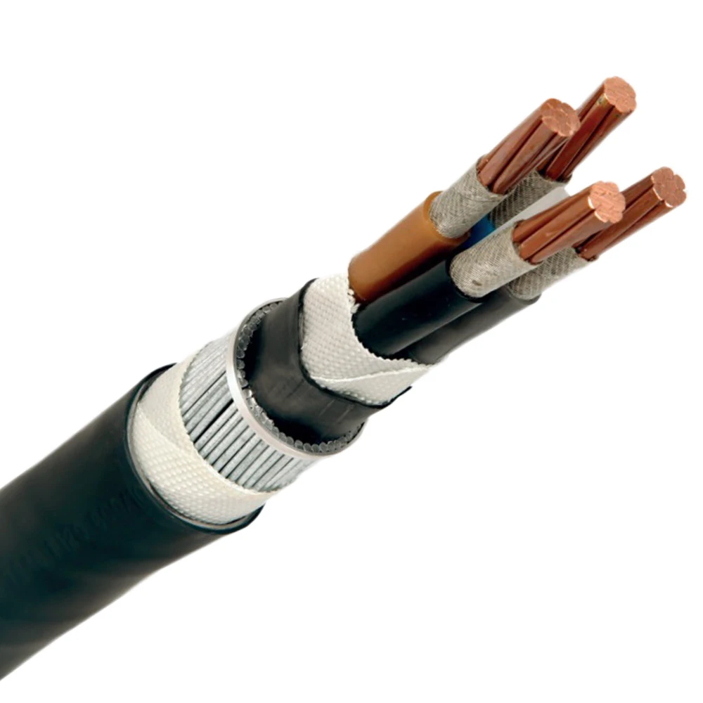 4 Core Aluminum/copper Core XLPE Insulated Underground Swa/Sta Power Cable