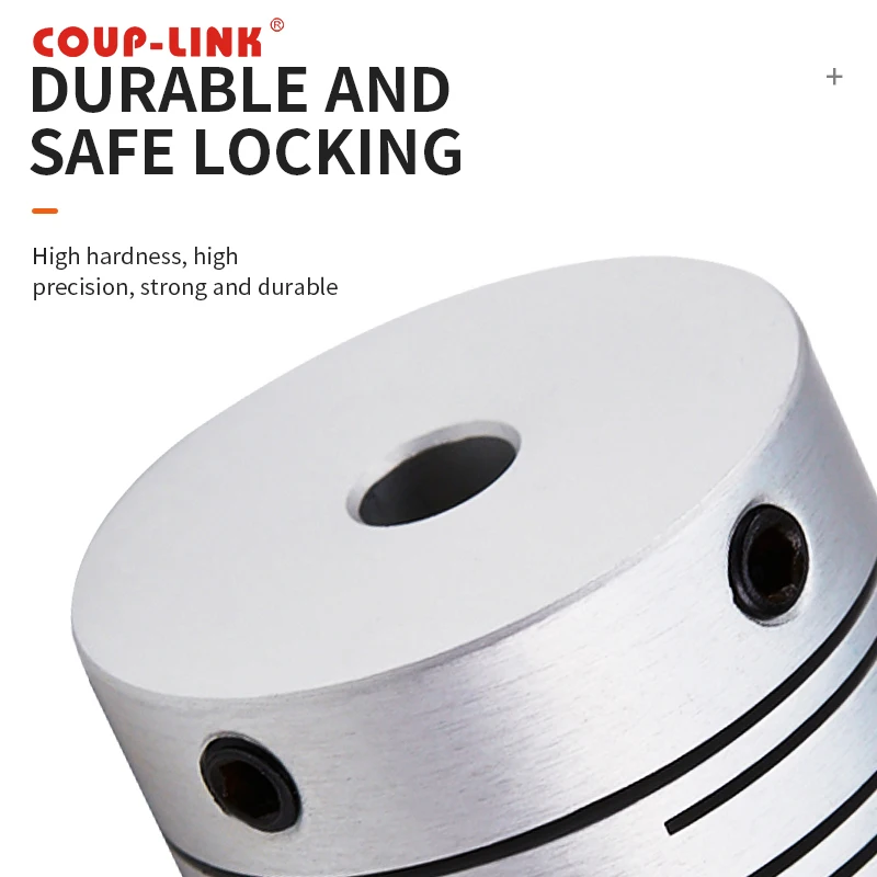 Factory Supply Flexible Rotary Encoder One Piece Struecture Spiral Cut Design Helical Shaft Coupling