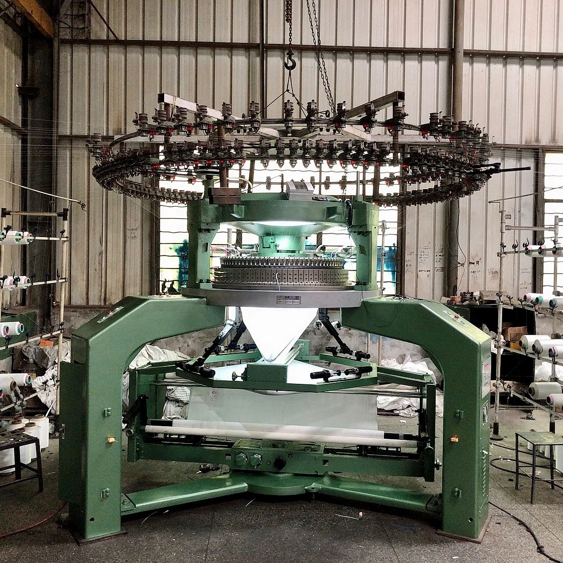 
 Taiwan Circular Knitting Machine Taifan Open Width Double Jersey Circular Knitting Machine  