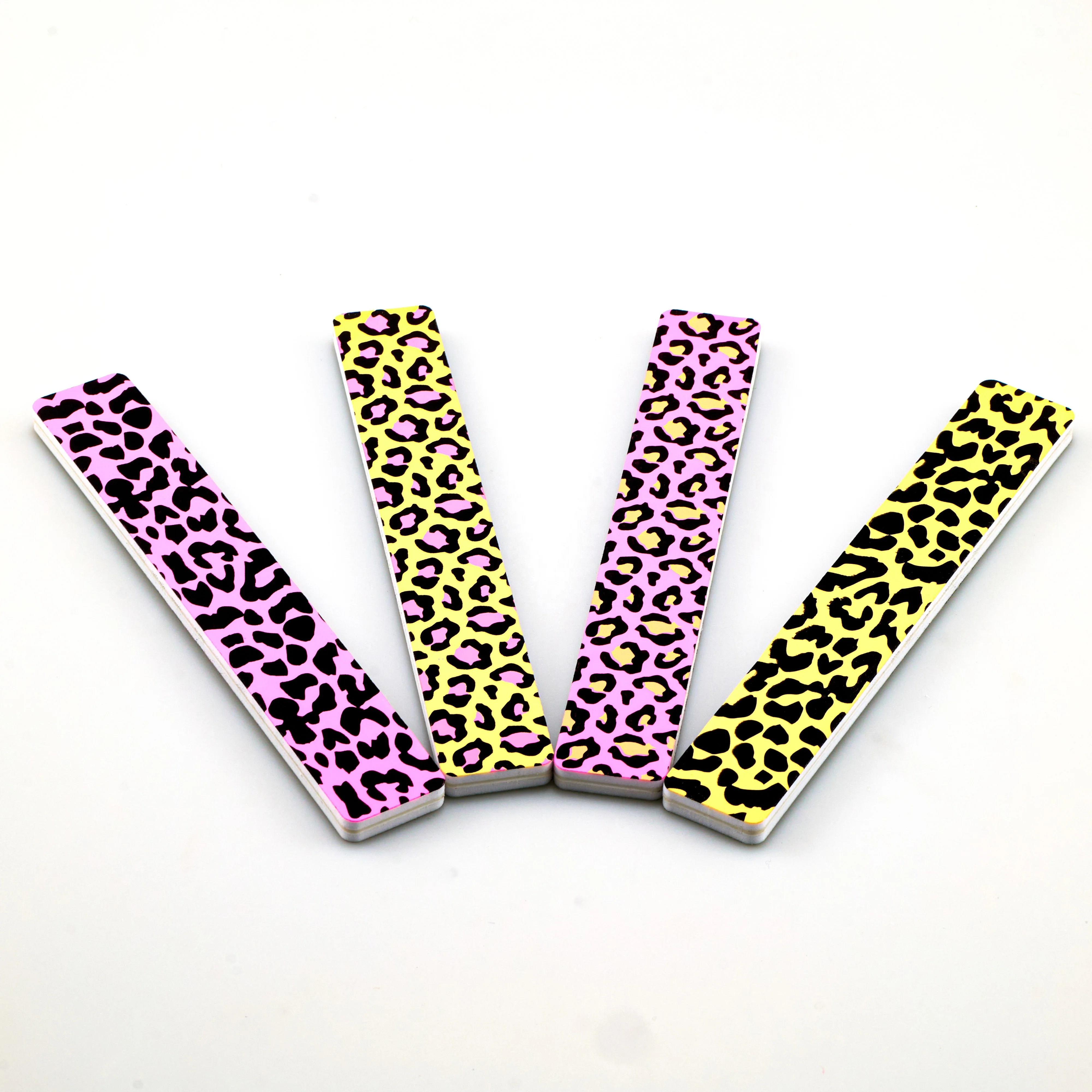 Professional Manicure Pedicure Art Nail Tools Custom Logo Double Sides 180 150 80 100 Grit Emery Board Nail File