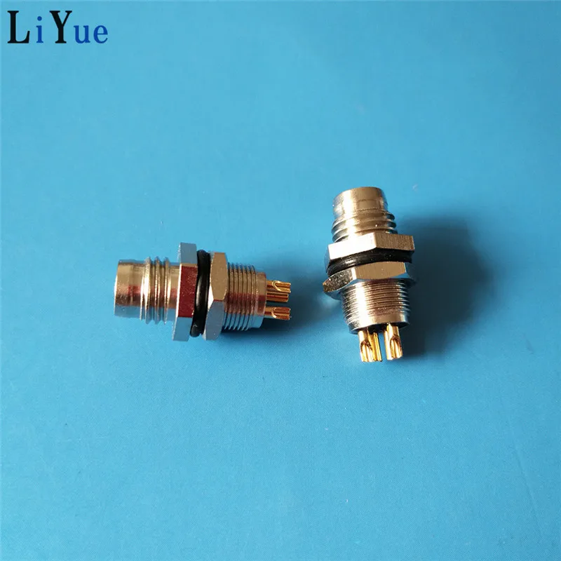 M8 3pin 4Pin водонепроницаемый IP67 Штекерный экранированный разъем для промышленности