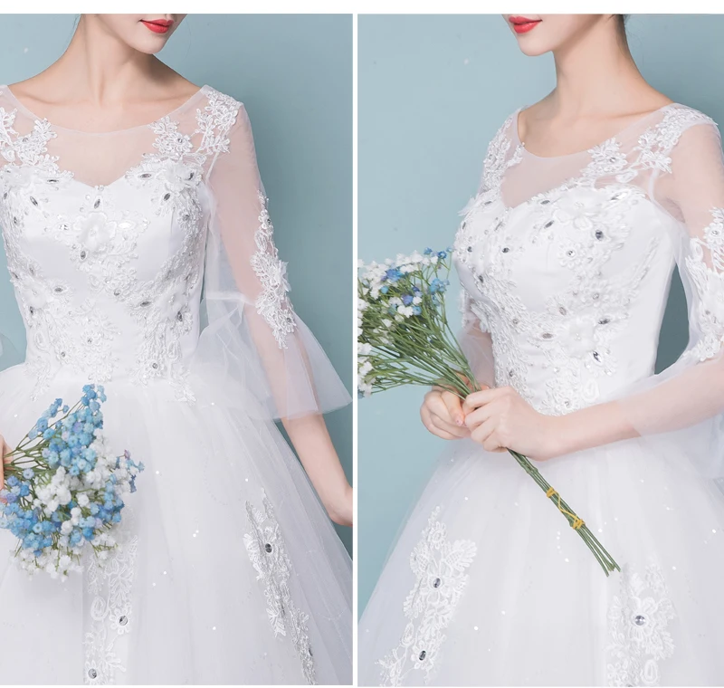 High quality exquisite good quality unique wedding dress gown for guests women