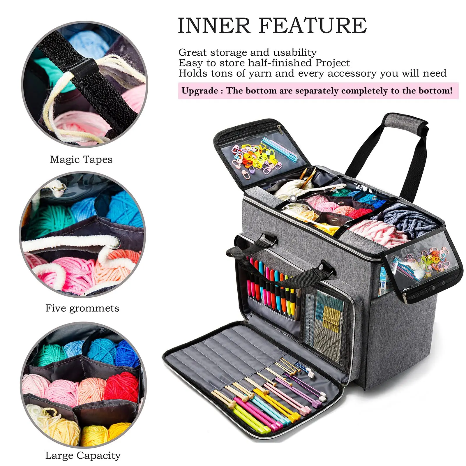 OEM ODM Customized Large Sewing Machine Storage Bag Portable Home Organizer Dust Cover Tote Bag For Carrying Sewing Machine
