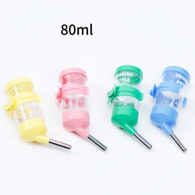 Factory Wholesale Golden Bear Chinchillas Rabbit Guinea Pig Squirrel Drinking Kettle Hamster Water Bottle