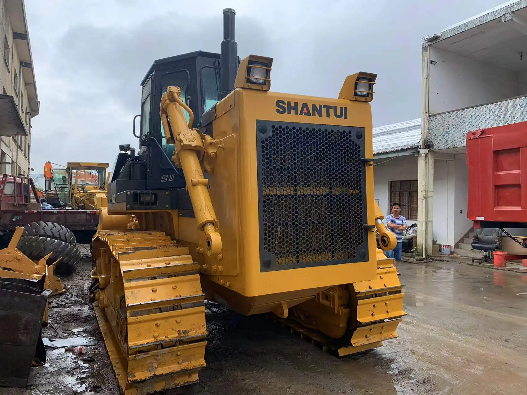 Second Hand Heavy Bulldozer Shantui Sd22 In Good Conditions For Sale Cat D7r