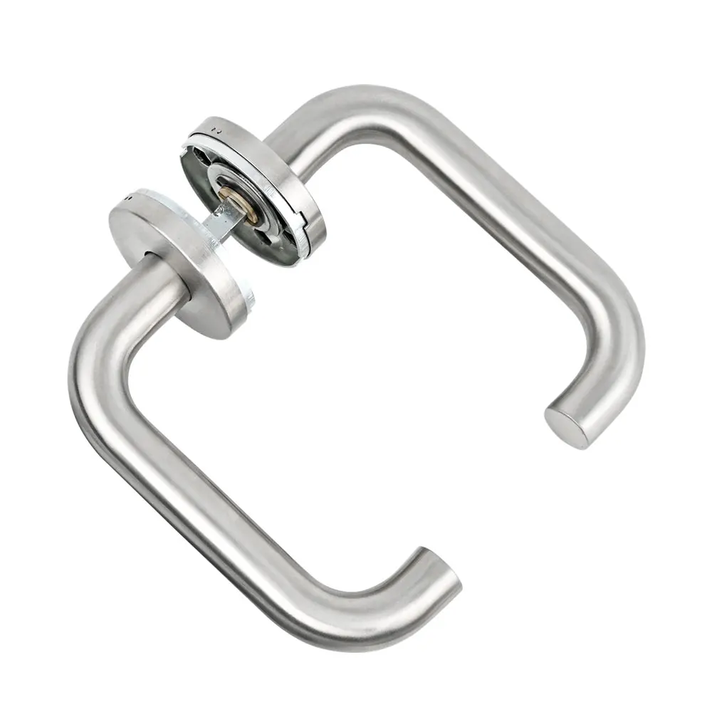 stainless steel door handle SS4003 brass core 3 grade lever handle door hardware