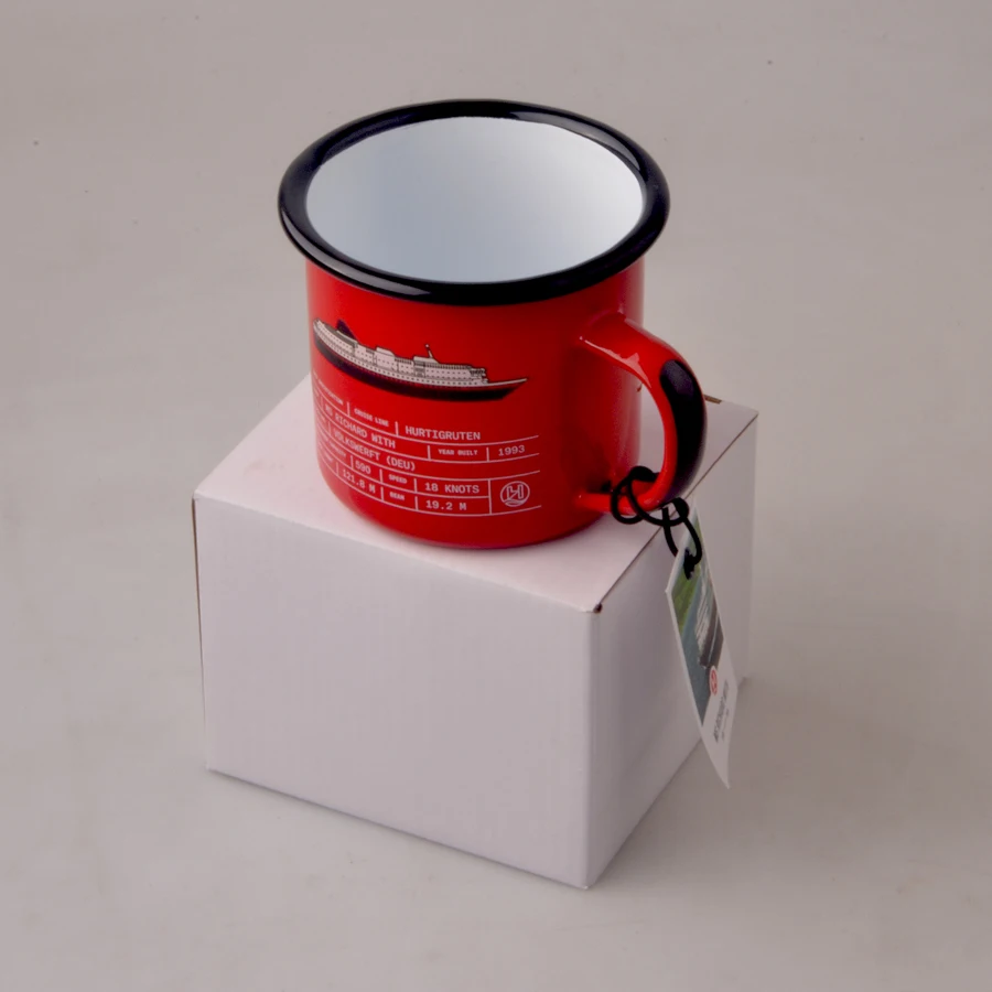 Cheap Price Enamel Cup Wholesale Metal Enamel Mug Camping Coffee Cup For Drinking