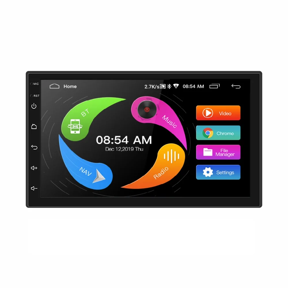 7 inch 2 din Android 8.1 car GPS Navigation 1+16G with BT mirror link FM USB Split Screen car radio