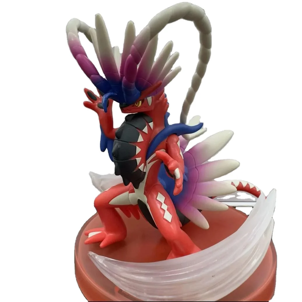 Wholesale high-quality PVC material small vermilion purple divine beast ancient Leyton and Mileton ornament model figurines