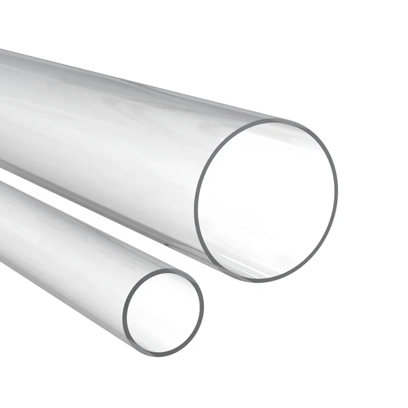Clear Plastic Packaging Tube PC PP PVC PMMA PIPE Transparent Acrylic Tube