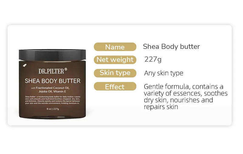 Shea Body Butter Private Label Moisturizer Skin Brightening Natural Organic Vegan Fruit Rainbow Whipped Body Butter Cream