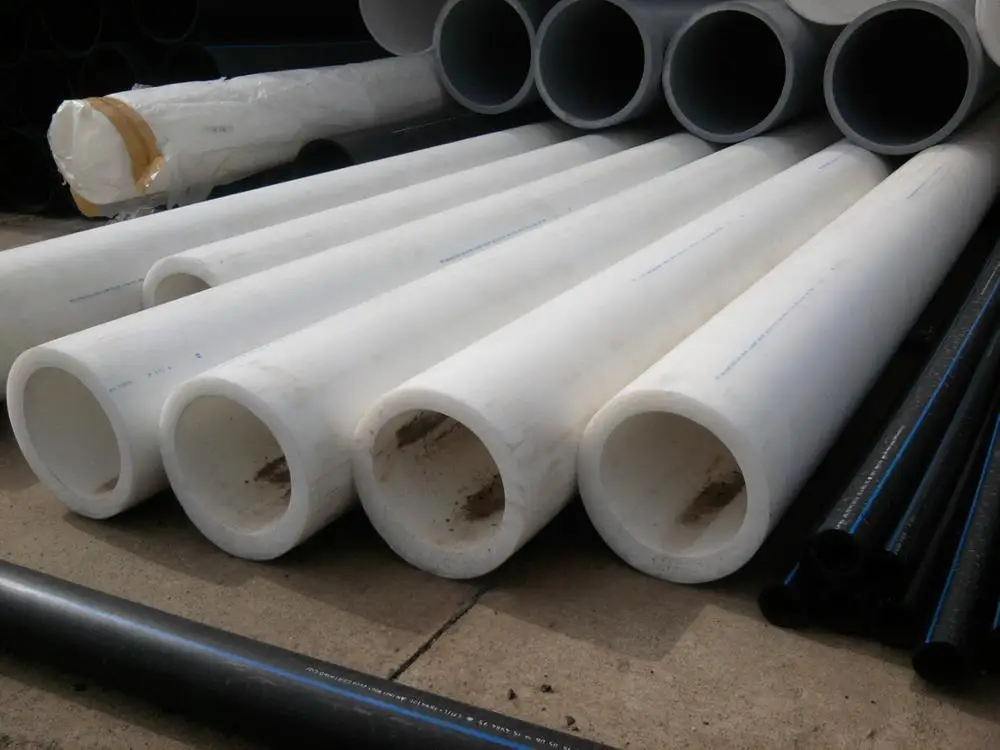 high quality extruded HDPE pipe for water irrigation power plant water supply  drainage and water treatment plant