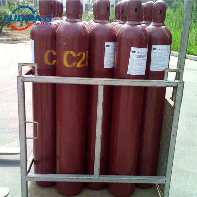 99.9% purity C2H4 gas/ ethylene gas filling  in 40L /10kg cylinder for banana