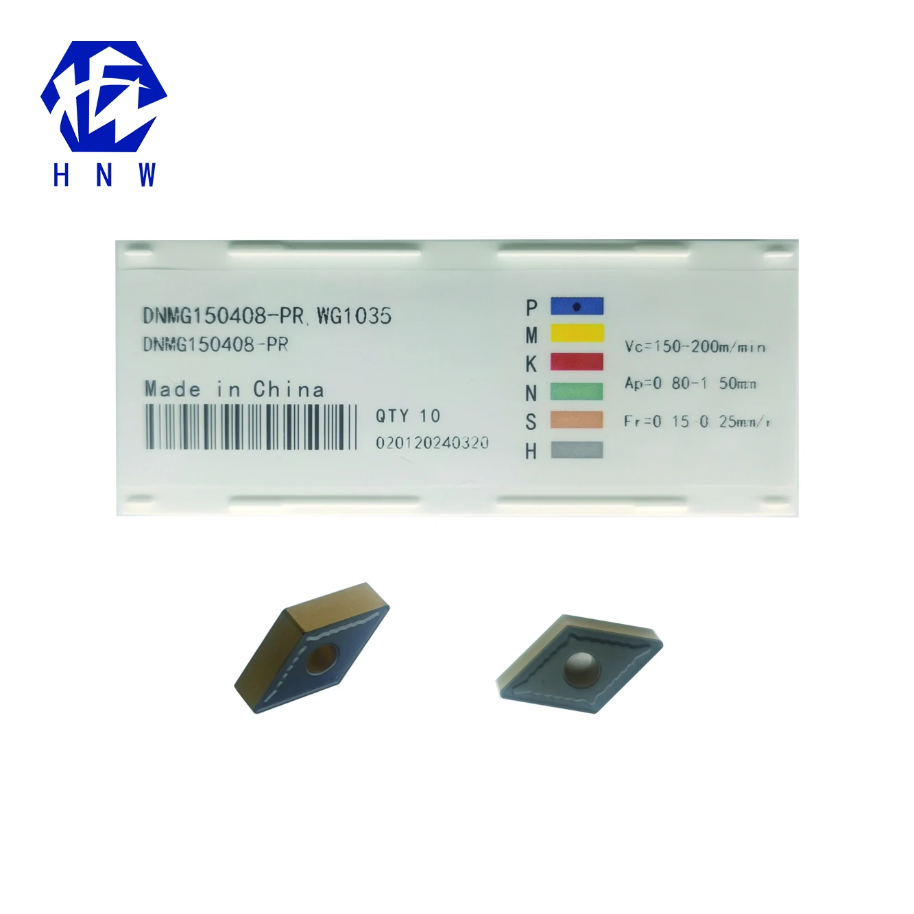 HNW DNMG150408-PR WG1035 CNC режущие инструменты для станков cnc режущий твердосплавный токарный инструмент токарного станка