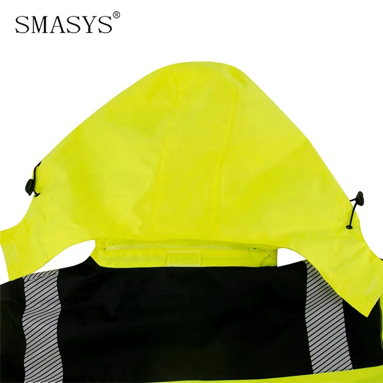 SMASYS Retail Windbreaker Outdoor High Visibility Safety Winter Workwear Jacket