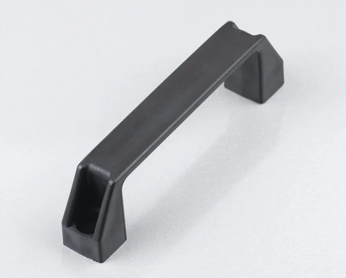 LS521 Chassis Cabinet Black ABS Plastic Flush Pull Door Handle