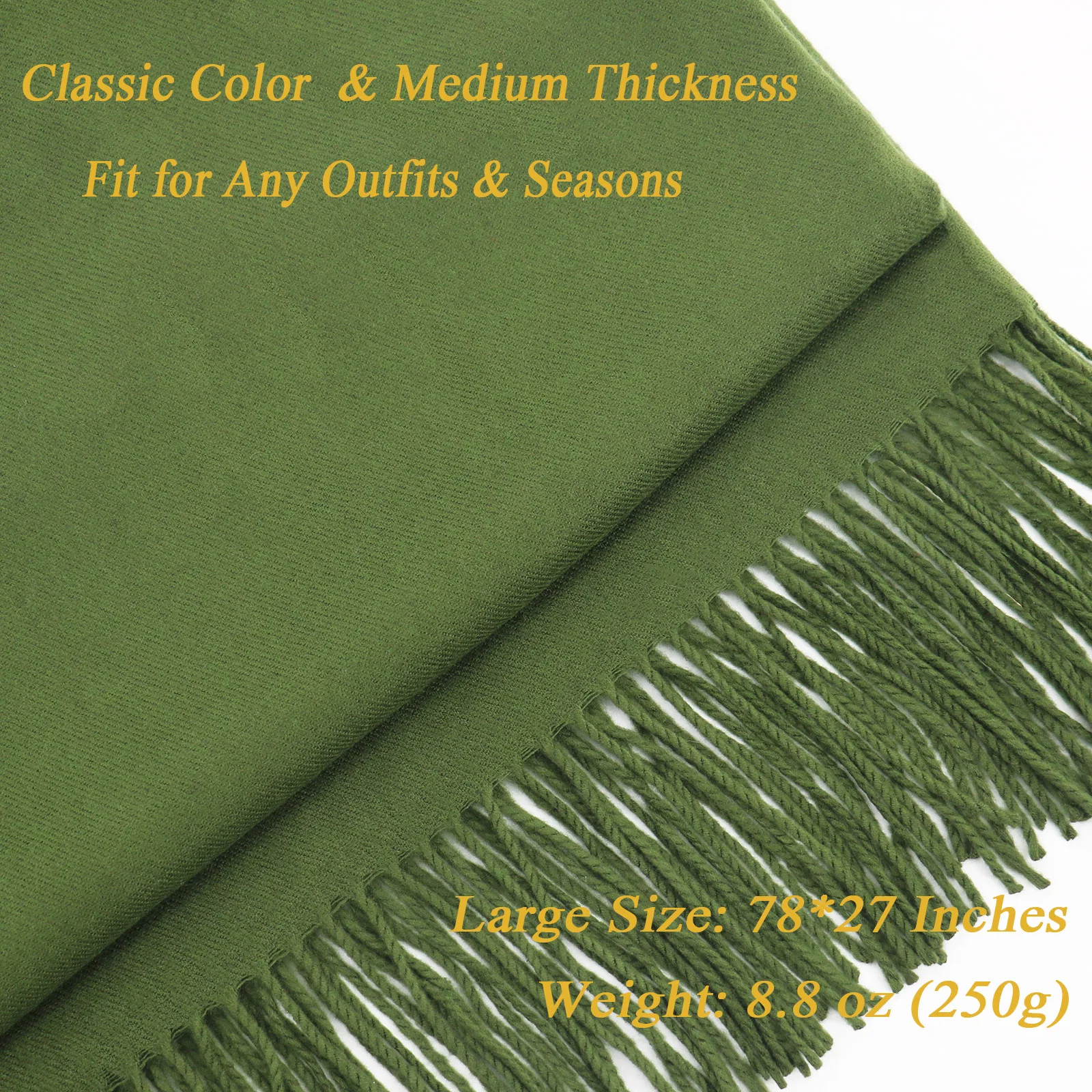 pack pashmina scarves custom dark green scarf shawl pashmina wholesale shawl for women
