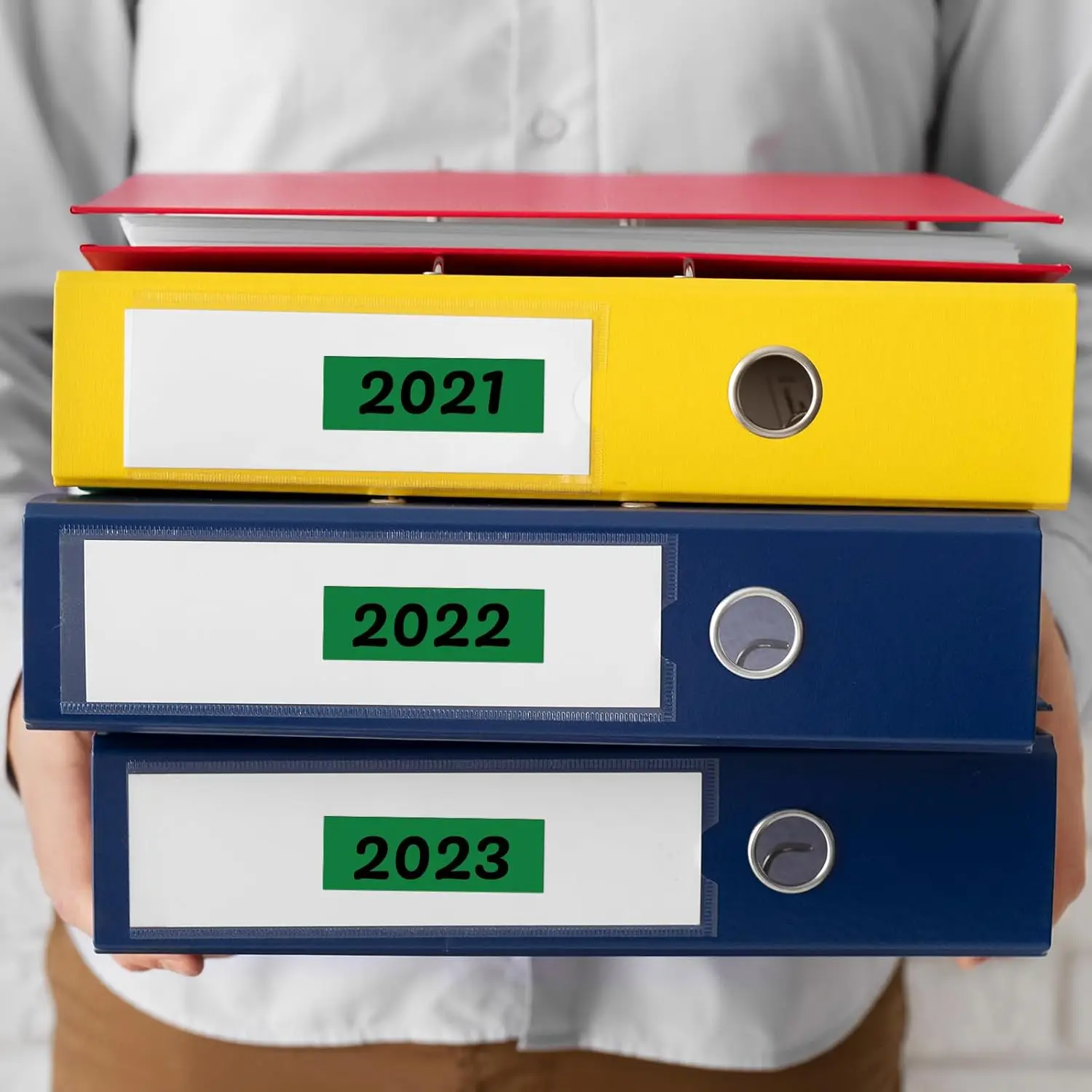 Rectangular Reusable PVC Adhesive Vinyl Roll 3 x 1 Inch Waterproof Color Coding Labels Perfume Cosmetics Custom Carton Surface