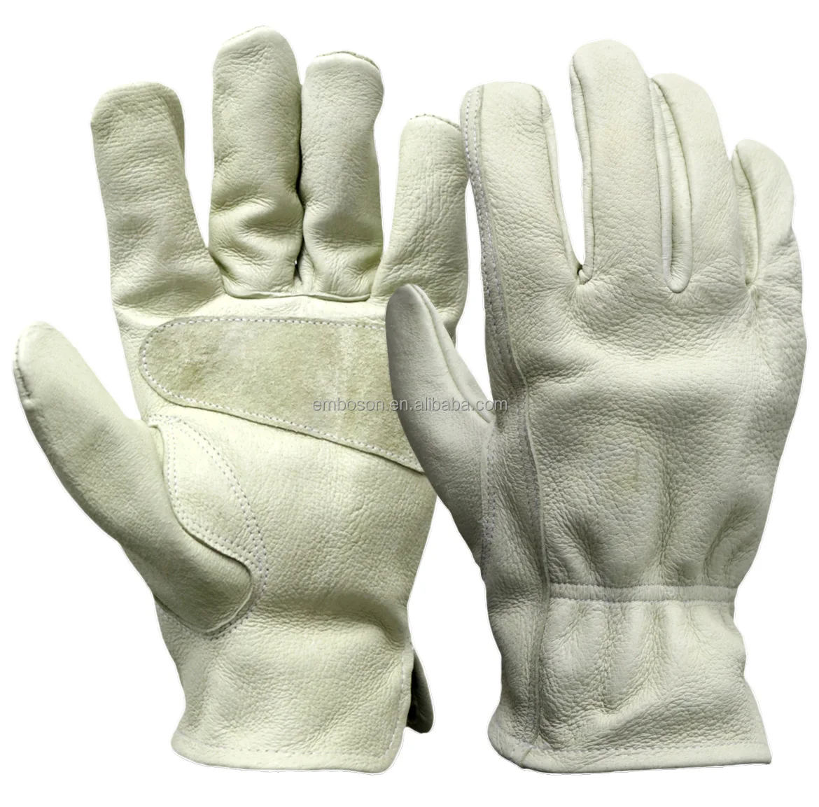 Anti Slip Cut Resistant Leather Mechanic Gloves Safety Anti-Vibration Industrial Work Gloves