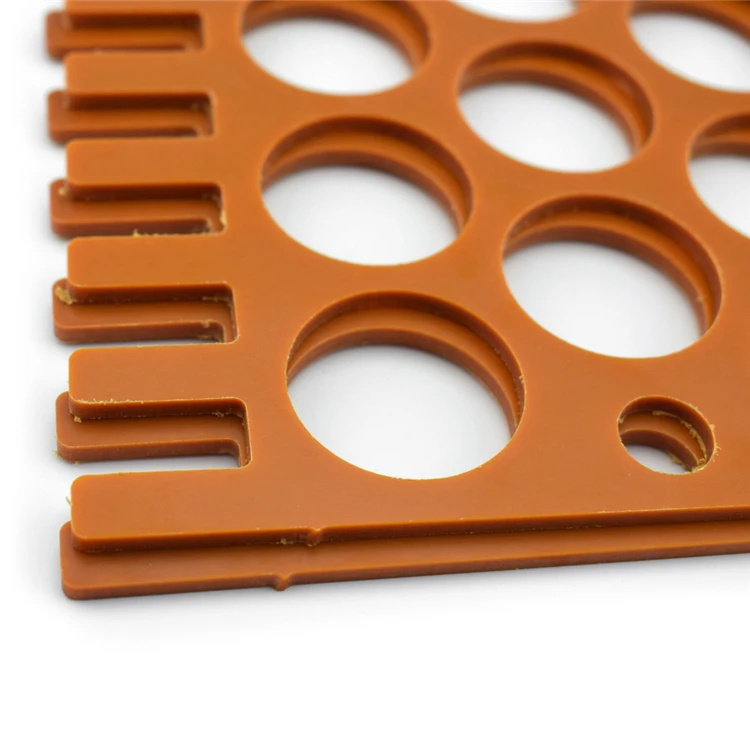 Orange bakelite phenolic paper laminate 3021-TGA 8mm