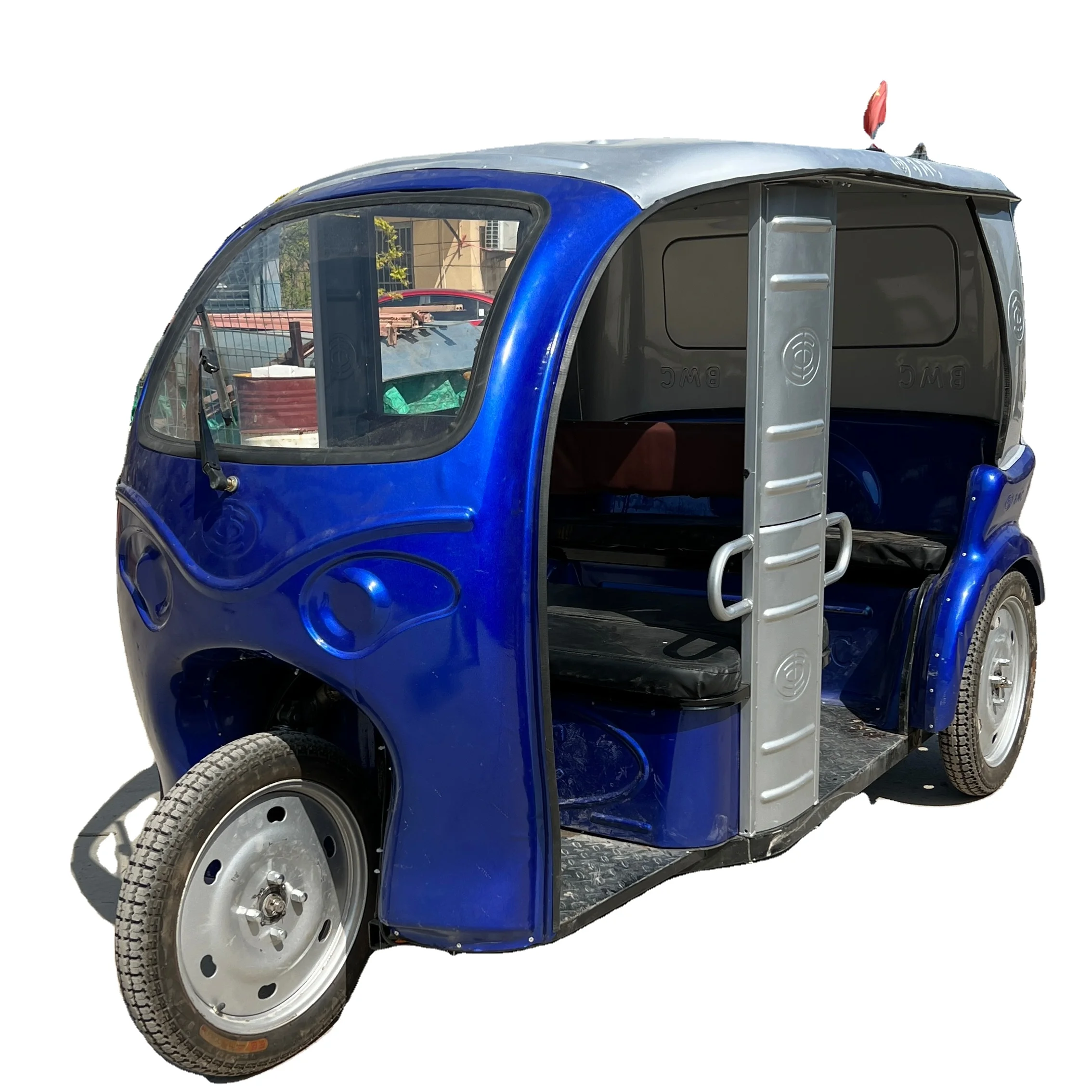 2023 china  Electric Enclosed  Tricycle 3 Wheels Passenger Sightseeing Rickshaw long mileage big power electric Rickshaw