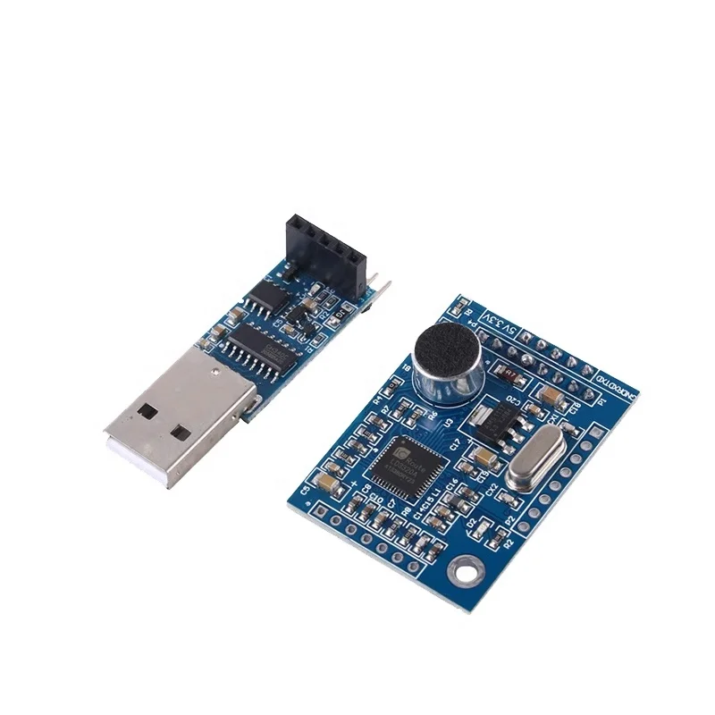 Voice recognition module LD3320 integrated 51 MCU IO voice module development board home intelligent control