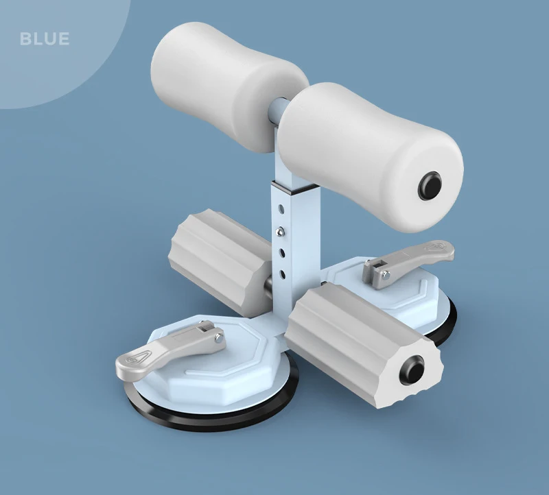 Wholesale Mightiness Suction Cup Sit Up Bar Gym accessories Abdominal Exercise Adjustable ankle support sit up floor bar