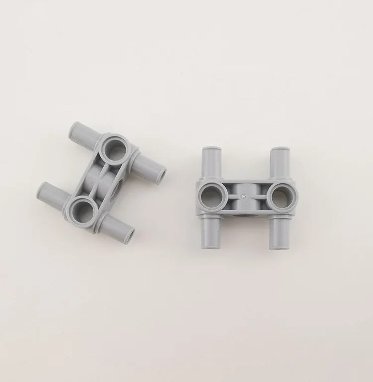 Plastic MOC Bulk Building Blocks, Pin Connector Perpendicular 3L with 4 Pins NO.48989