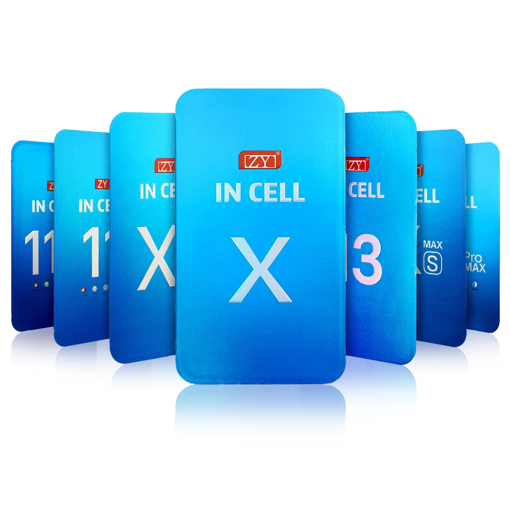 Wholesale Price ZY Incell LCD Displays For iPhone X XS XR XSMAX 11 Pro Max 12/12 Pro 12 mini 12PM 13 Pro Max Screen