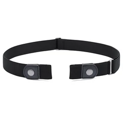 No Buckle Stretch Women Men Elastic Waist Belt Up to 50 Inch Canvas belt Jeans Pants belt