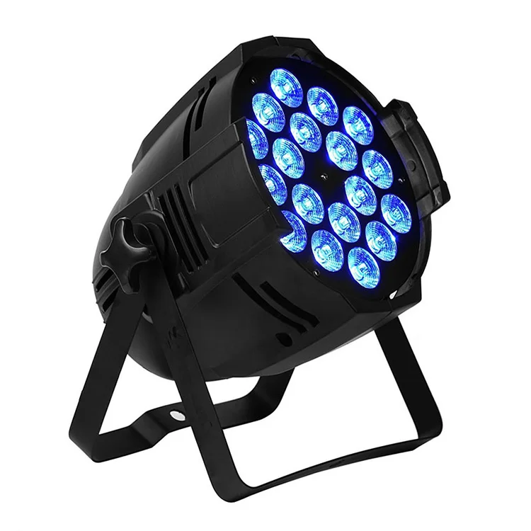 18x18 Вт RGBWA UV 6-в-1 алюминиевый светодиодный прожектор Par
