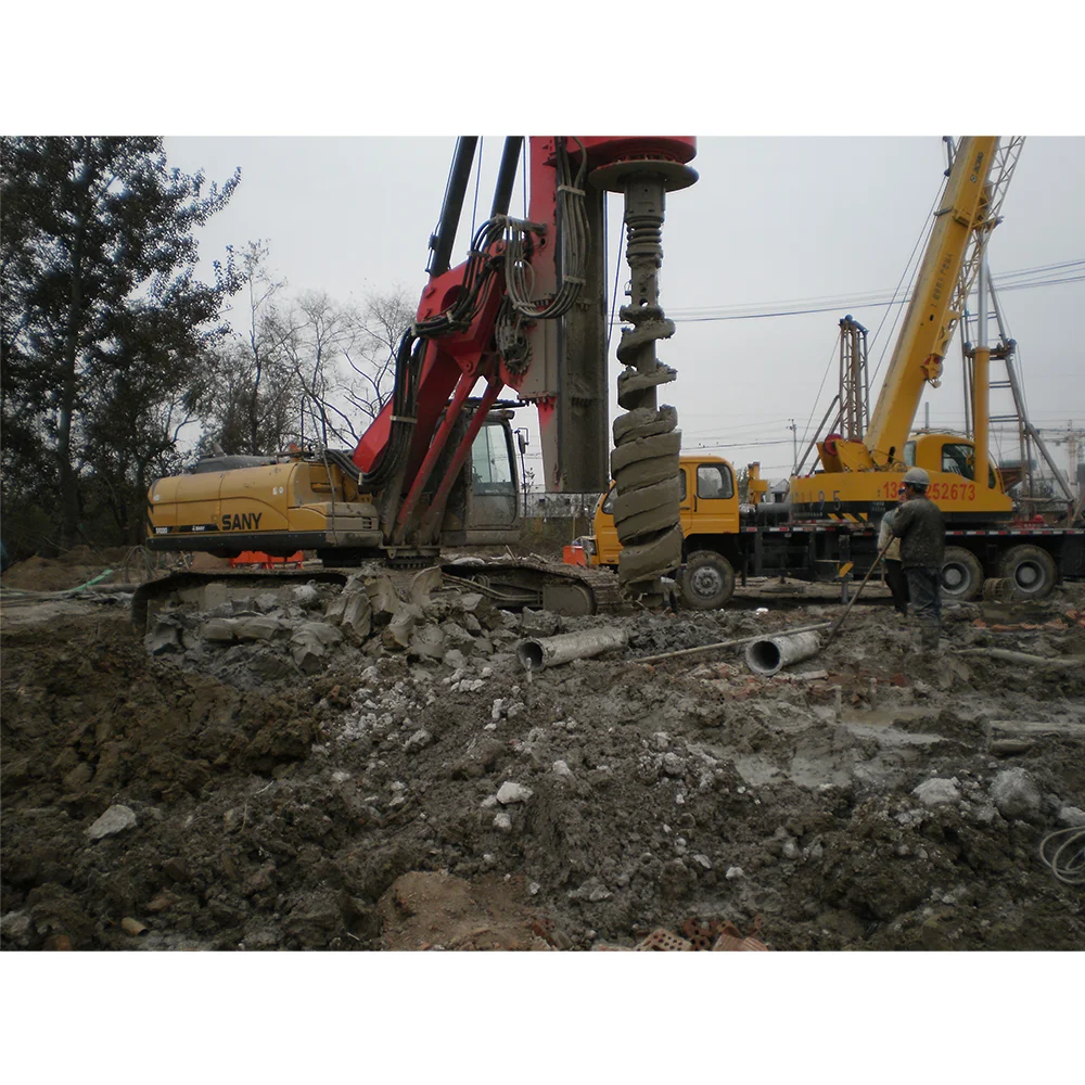 Foundation Drilling Tools Part Conical Spiral Mini Excavator Attachment Conical Auger Soil Auger Drill Bit